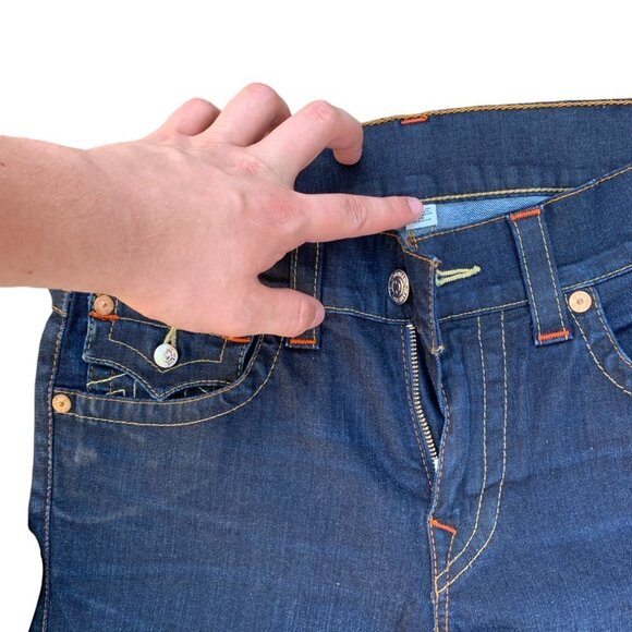 True Religion Jeans Size 31 STRAIGHT Blue - Picture 8 of 8